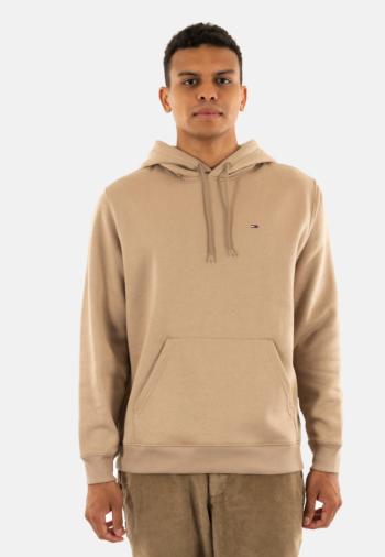 Sweat tommy jeans reg s flag afe coastal taupe