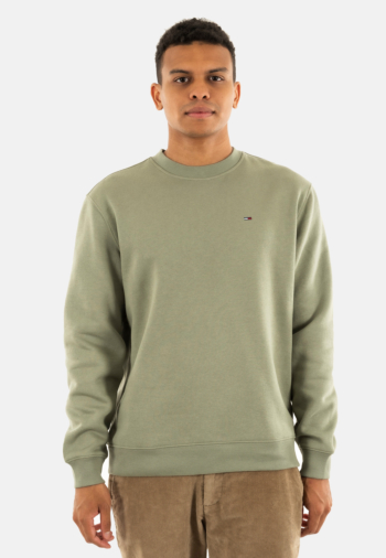 Sweat tommy jeans reg s flag crew m1l utility sage