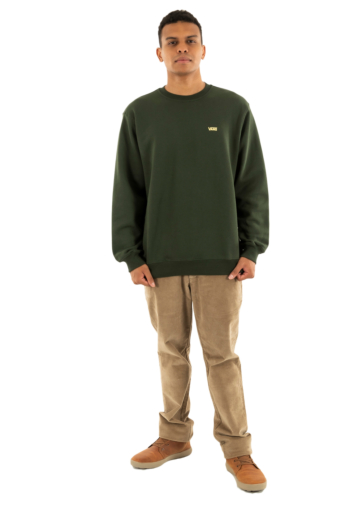 Sweat vans left chest ii loose crew dried kelp emu1