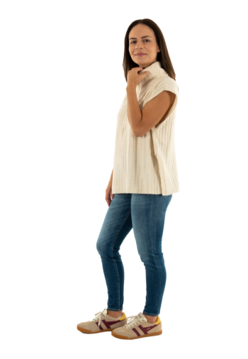 Pull hiver only jeanett birch melange