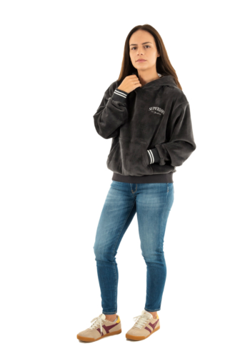 Sweat superdry country club velour 04a blackboard