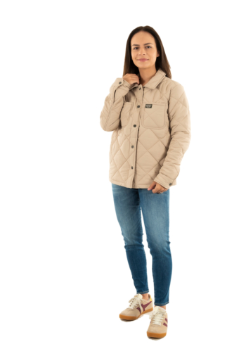 Blousons et vestes superdry quilted chore liner 2wg humus beige