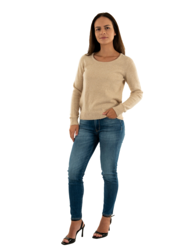 Pull hiver yes zee m058  bt00 222 beige