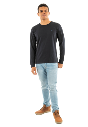 Tee shirt manches longues Benson & Cherry twistlg marine