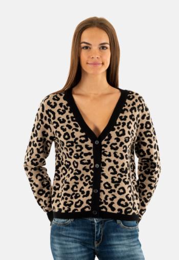 Gilets cardigans only leo black w. trennch coat melange