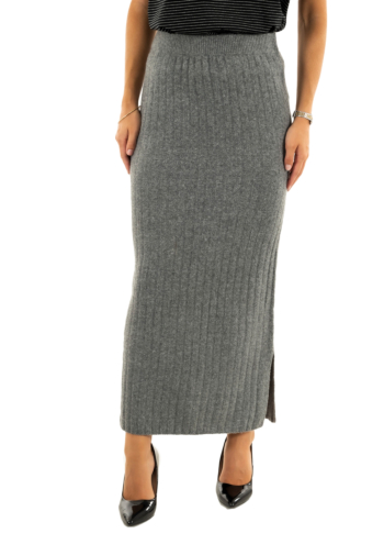 Jupe only jeanett medium grey melange