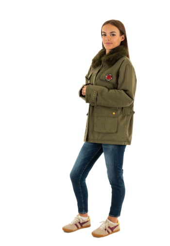 Blousons et vestes freeman t. porter vatilie patches co27 f792 khaki