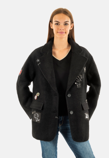 Blousons et vestes freeman t. porter moly boiled grunge wo60 12 black