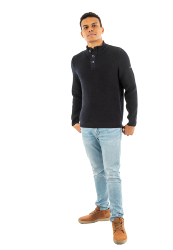 Pull hiver saint james bourboule navy