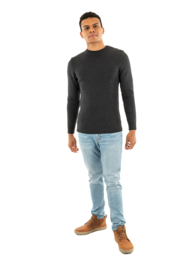 Pull hiver saint james rochefort 1 u anthracite
