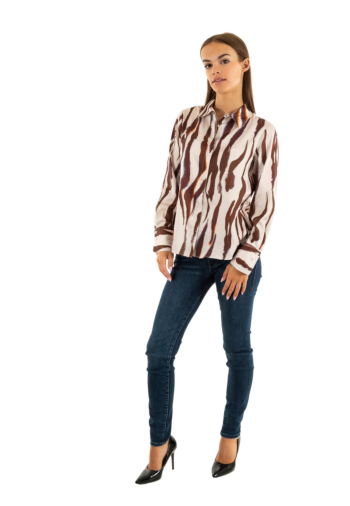 Chemisier salsa 21010474 920 medium brown