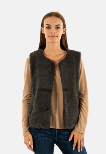 Gilets sans manche grace & mila sinatra anthracite
