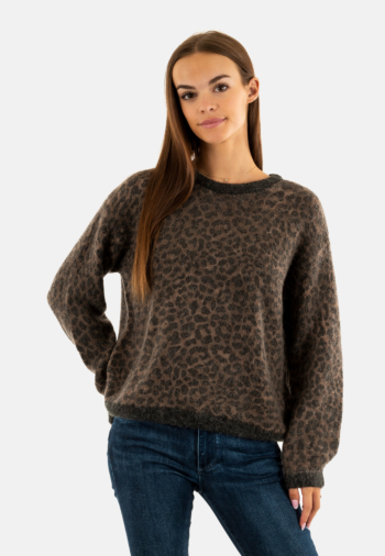 Pull hiver grace & mila santigold leopard