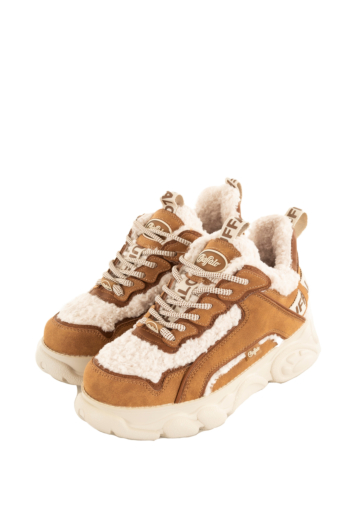 Baskets montantes buffalo cld chai warm 168 beige/brown