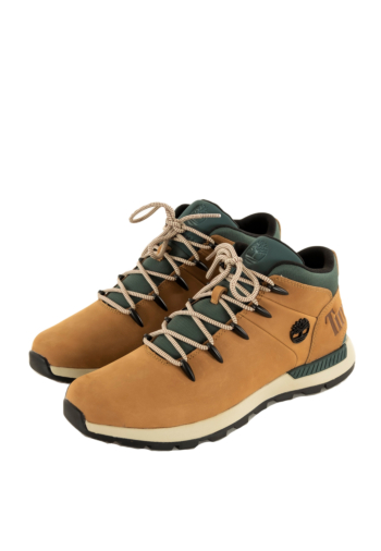 Derbies et richelieus timberland sprint trekker mid lace up euw1 md brown nubuck w green