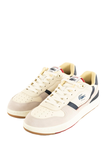 Baskets basses lacoste t-clip set 40f off wht/gum
