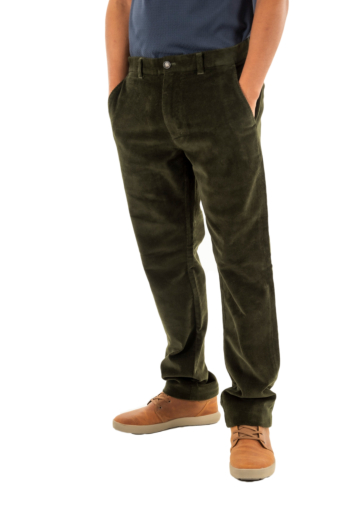 Pantalons barbour stretch cord tailored gn91 forest