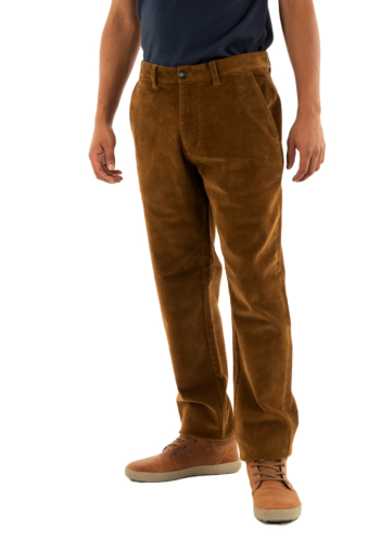 Pantalons barbour stretch cord tailored ye74 dark honey