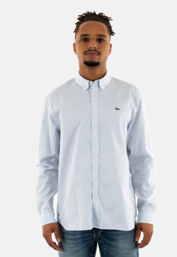 Chemise lacoste ch5084 f6z blanc/panorama