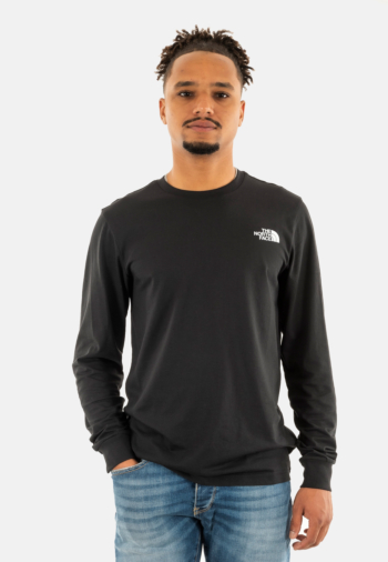 Tee shirt manches longues the north face l/s easy jk3 tnf black