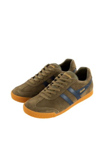 Baskets basses gola harrier kaki navy