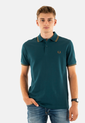 Polos fred perry mm3600 z48 drkptrl/shdstone