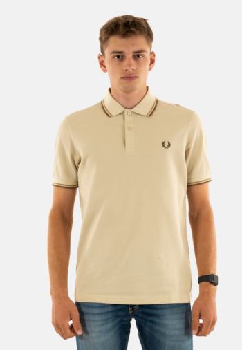 Polos fred perry mm3600 z53 oat/wrmst/shdsto