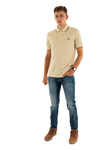 Polos fred perry mm3600 z53 oat/wrmst/shdsto