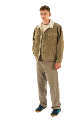 Blousons et vestes levi's® relaxed fit sherpa trkr 0022 timber wolf