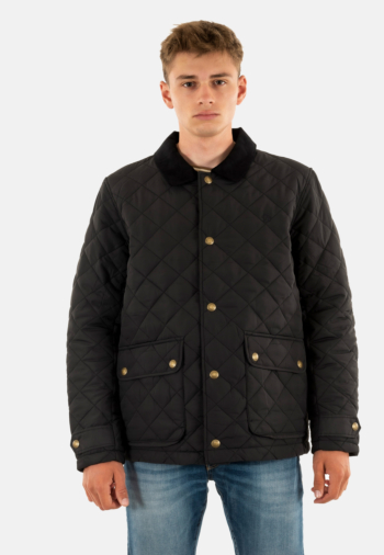 Blousons et vestes superdry quilted estate coach 9kk meteorite black