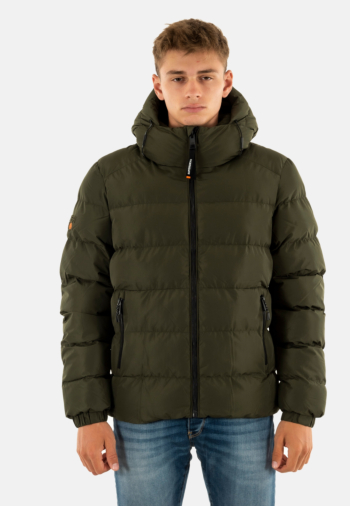 Doudounes superdry hooded sports h1q army khaki/army khaki