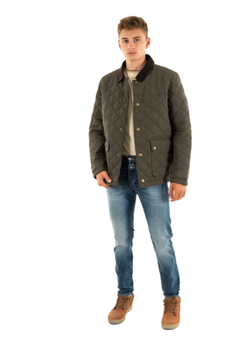 Blousons et vestes superdry quilted estate coach zc3 army khaki