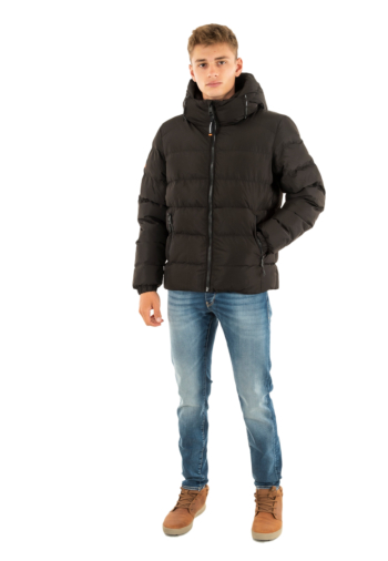 Doudounes superdry hooded sports 16a black/black