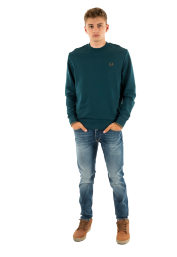 Sweat fred perry m7535 z48 drkptrl/shdstone