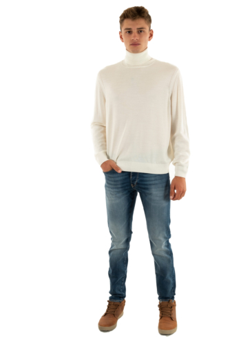 Pull hiver armani exchange xm000900 u0009 off white