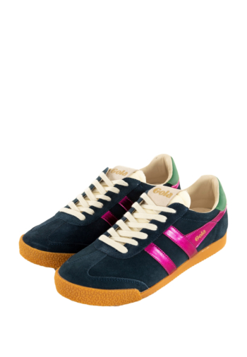 Baskets basses gola elan glitz trainer ek navy/fushia/emerald