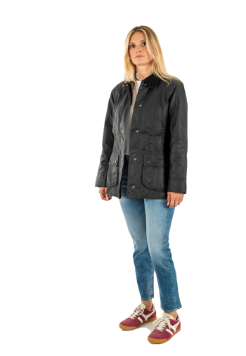 Blousons et vestes barbour beadnell wax jacket ny91 navy