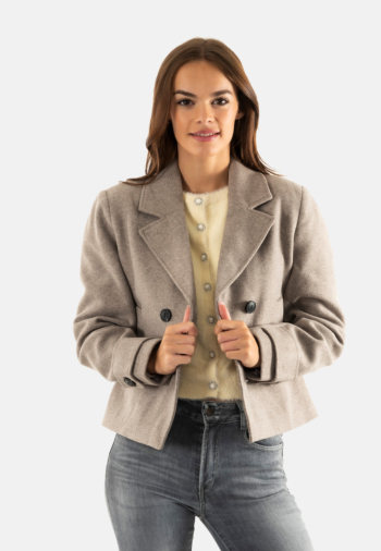 Blousons et vestes only freja mocha meringue melange