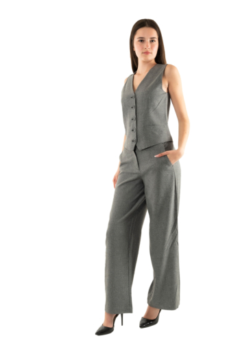 Gilets sans manche only iris black w. pepper + blackend pearl