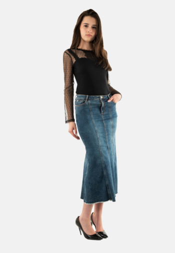Jupe morgan 252-jafter denim stone