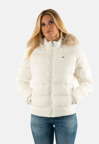 Doudounes tommy jeans basic ybl ecru