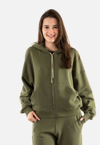 Sweat sweet pants endless zipup leaf