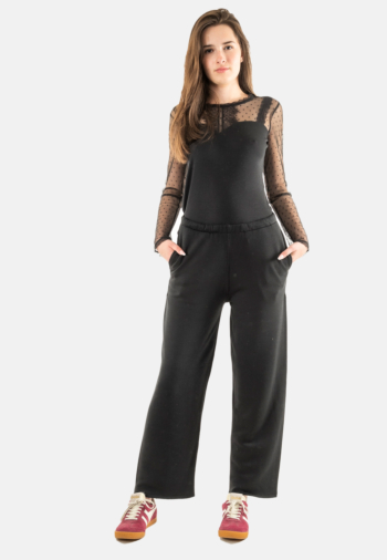 Jogging sweet pants endless straig black