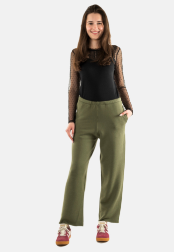 Jogging sweet pants endless straig leaf
