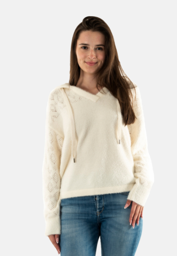 Pull hiver morgan 252-mbalou ivoire m