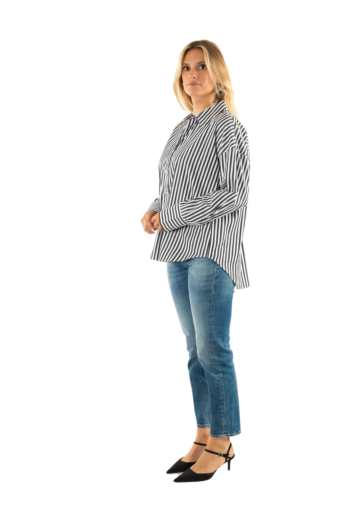 Chemisier only oregon black medium bright white