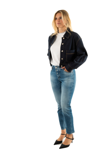 Blousons et vestes morgan 252-gadza denim brut