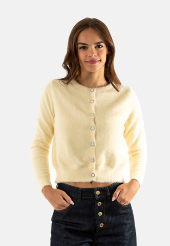 Gilets cardigans molly bracken la1825dn ecru