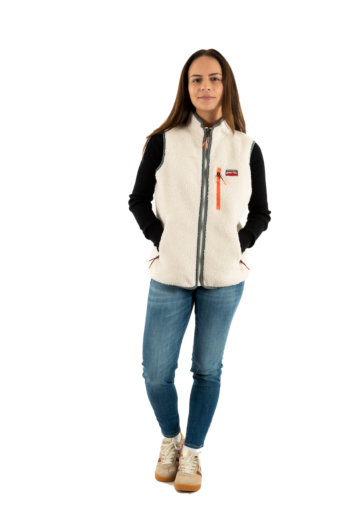 Gilets cardigans superdry outdoor fleece 39e ecru