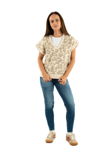 Pull hiver sun valley ulken 1050 beige clair